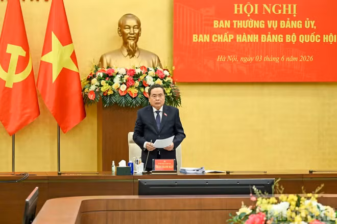 Chủ tịch Quốc hội Trần Thanh Mẫn đã ký ban hành Nghị quyết số 278/NQ-UBTVQH16. (Ảnh: Duy Linh)