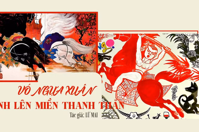 Vó ngựa xuân ánh lên miền thanh thản