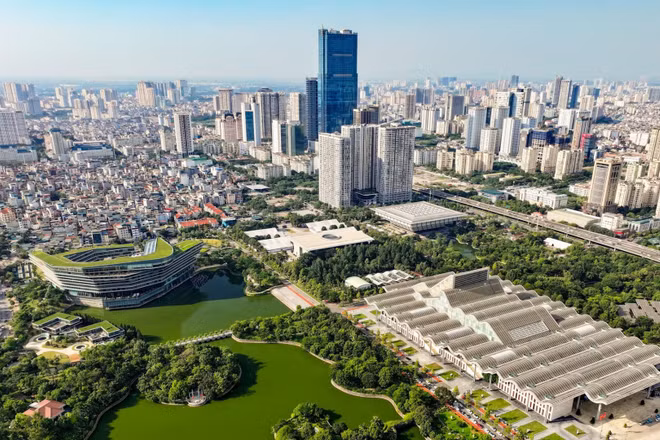 Hà Nội đang phát triển ngày càng hiện đại, năng động. (Ảnh: THẾ ĐẠI)