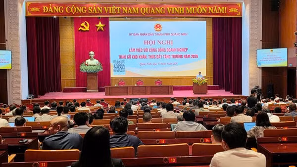 Quang cảnh hội nghị. (Ảnh: QUANG THỌ)