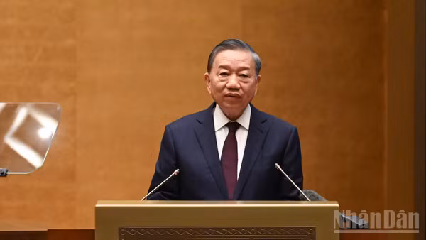 Tổng Bí thư, Chủ tịch nước Tô Lâm phát biểu chỉ đạo.