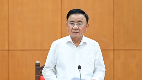 Thường trực Ban Bí thư Trần Cẩm Tú. (Ảnh: DUY LINH)