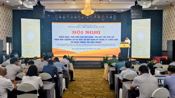 Quang cảnh hội nghị. (Ảnh: LƯƠNG TÙNG)