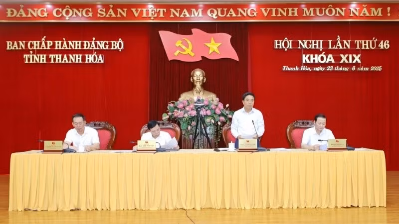 Hội nghị Ban Chấp hành Đảng bộ tỉnh Thanh Hóa.