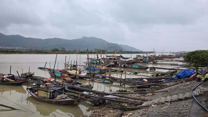 Cảng cá Hòa Lộc, xã Hoa Lộc.