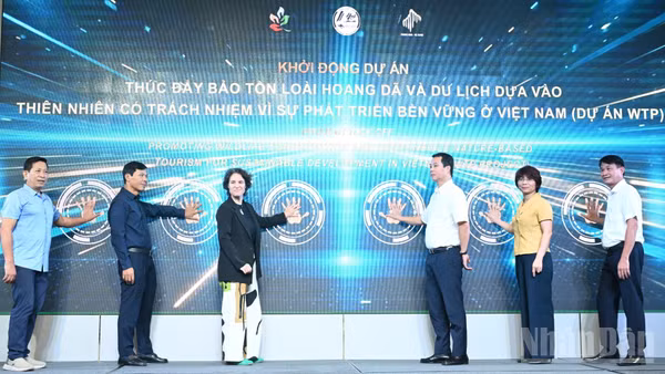 Khởi động Dự án "Thúc đẩy bảo tồn loài hoang dã và du lịch dựa vào thiên nhiên có trách nhiệm vì sự phát triển bền vững ở Việt Nam” (Dự án WTP) ngày 27/8.