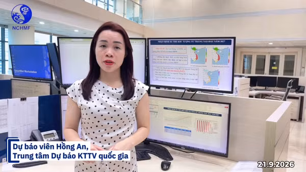 Dự báo viên Hồng An, Trung tâm Dự báo Khí tượng Thủy văn quốc gia nhận định xu thế thời tiết từ nay đến đầu năm 2027.