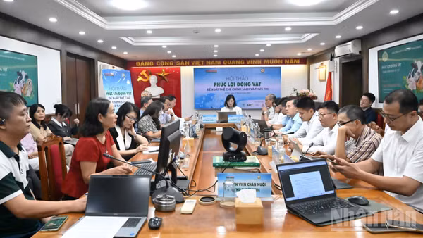 Hội thảo “Phúc lợi động vật - Đề xuất thể chế, chính sách và thực thi”, ngày 23/9.