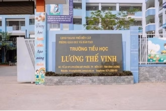Trường tiểu học Lương Thế Vinh, phường Bến Cát, Thành phố Hồ Chí Minh (Ảnh: Website Trường tiểu học Lương Thế Vinh)