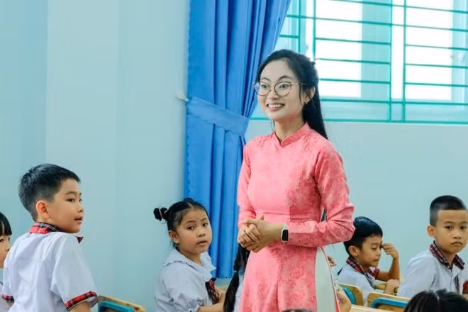 Trường tiểu học Trần Đại Nghĩa, phường Bình Hưng Hòa, Thành phố Hồ Chí Minh. (Ảnh: THẾ ANH)