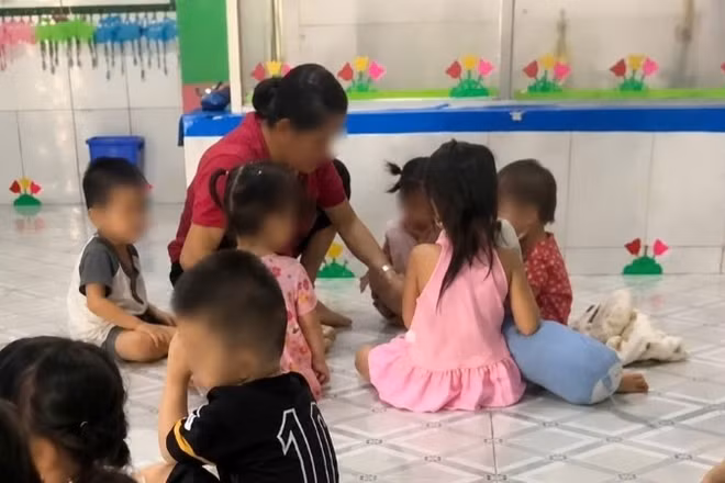 Người phụ nữ trong video lan truyền trên mạng xã hội. (Ảnh chụp qua video)