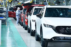 Sản xuất, lắp ráp ô-tô tại Công ty cổ phần Tập đoàn ô tô Trường Hải tại Khu kinh tế mở Chu Lai (Đà Nẵng).
