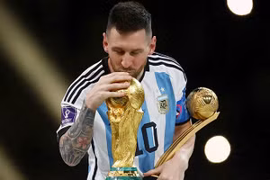 Lionel Messi là một trong số 7 cầu thủ lớn tuổi nhất World Cup 2026. Ảnh | AFP
