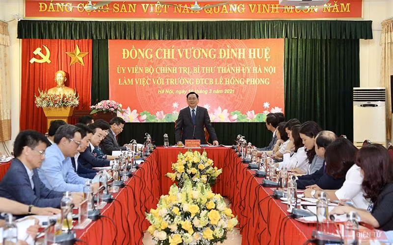 Tập trung xây dựng thương hiệu Trường Đào tạo cán bộ Lê Hồng Phong -0