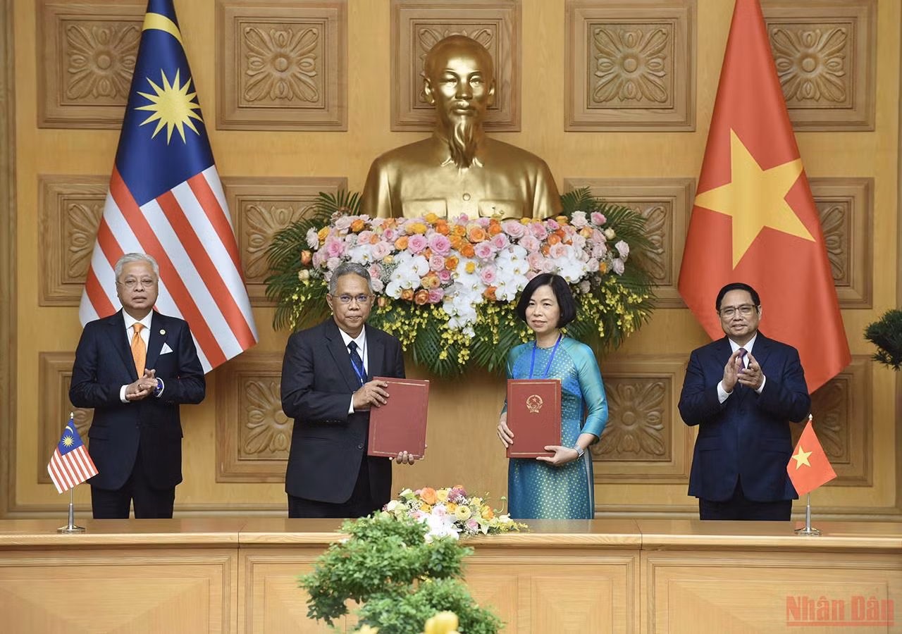 Lễ đón Thủ tướng Malaysia thăm chính thức Việt Nam -0