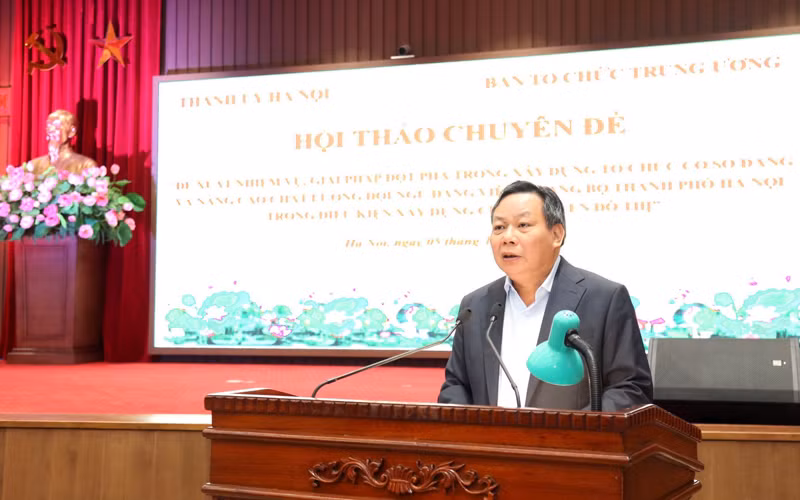 Hà Nội đề xuất giải pháp đột phá nâng cao chất lượng tổ chức cơ sở đảng và đảng viên -0
