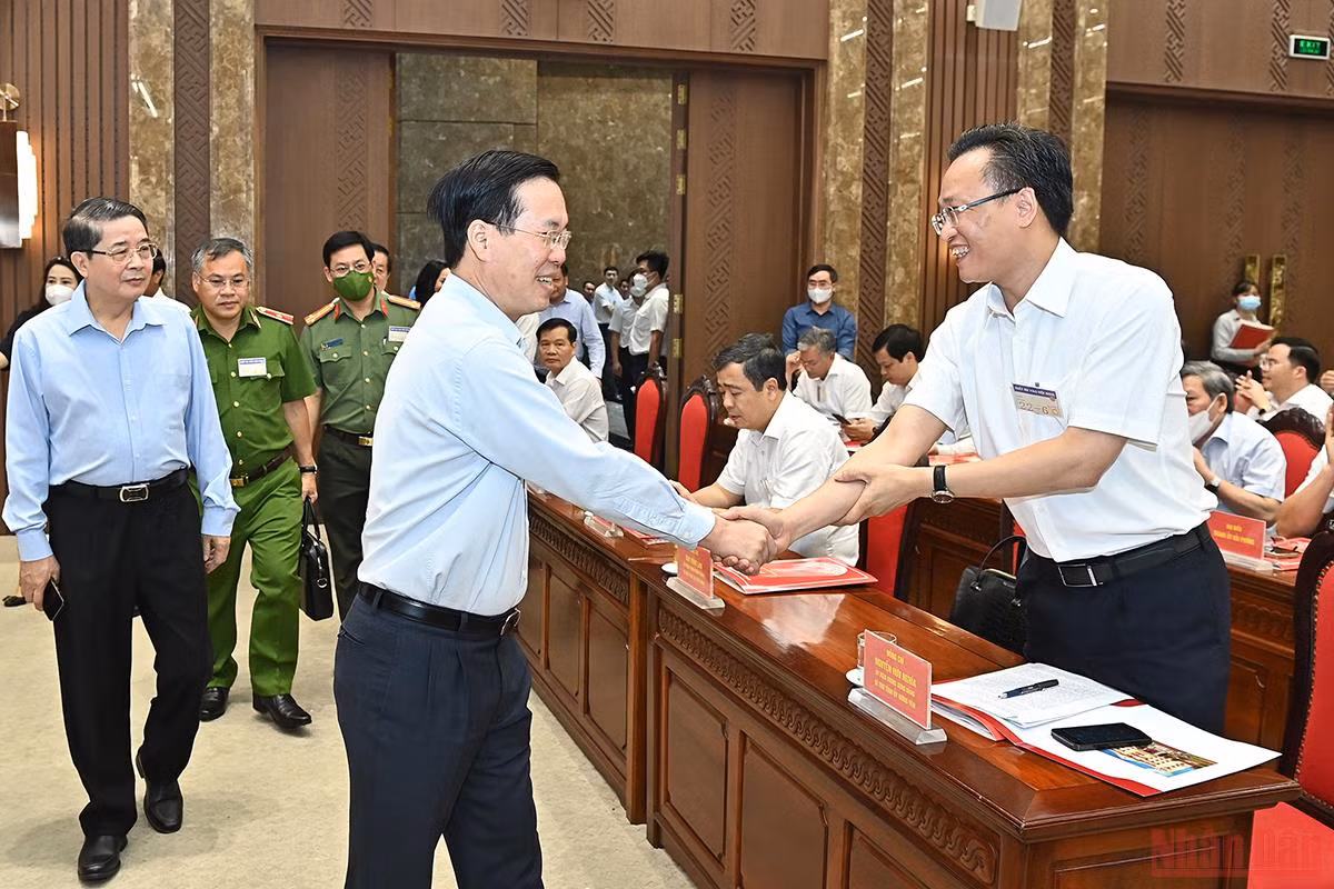 Hội nghị triển khai Nghị quyết của Bộ Chính trị về phát triển Thủ đô Hà Nội -1