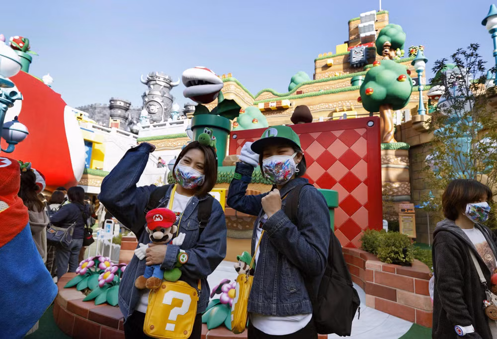Điều gì hấp dẫn bên trong công viên chủ đề Mario ở Nhật Bản? -0