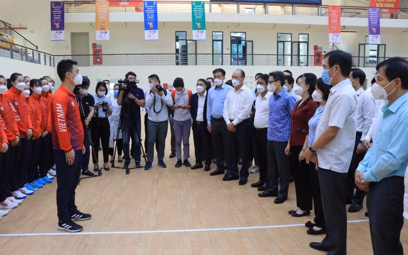Phó Thủ tướng Vũ Đức Đam kiểm tra công tác chuẩn bị SEA Games 31 tại Bắc Ninh -0