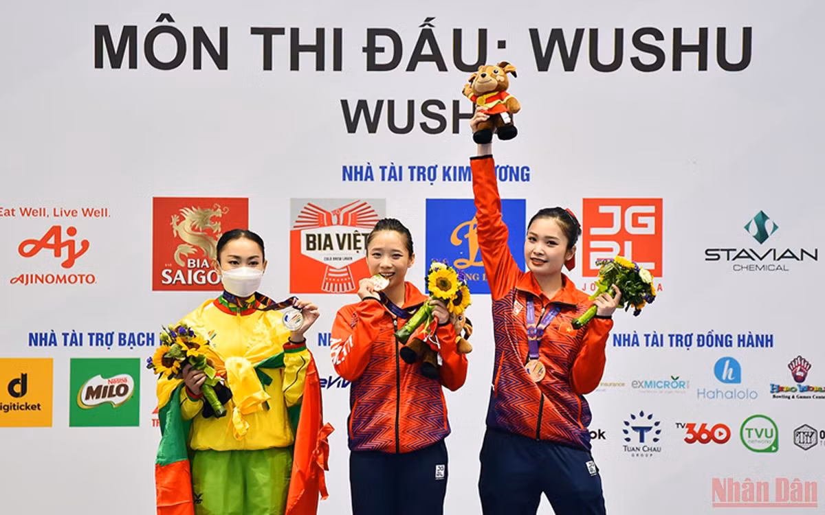 Những khoảnh khắc đẹp của wushu Việt Nam ngày 14/5 -0