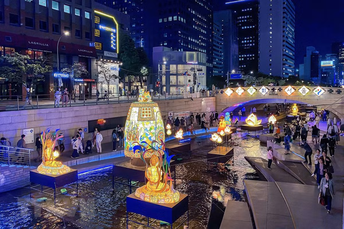 Triển lãm đèn lồng truyền thống Seoul mừng Đại lễ Phật đản -0