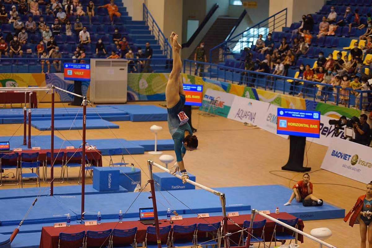 Phần thi đồng đội của Đội tuyển Thể dục dụng cụ nữ Việt Nam tại SEA Games 31 -0