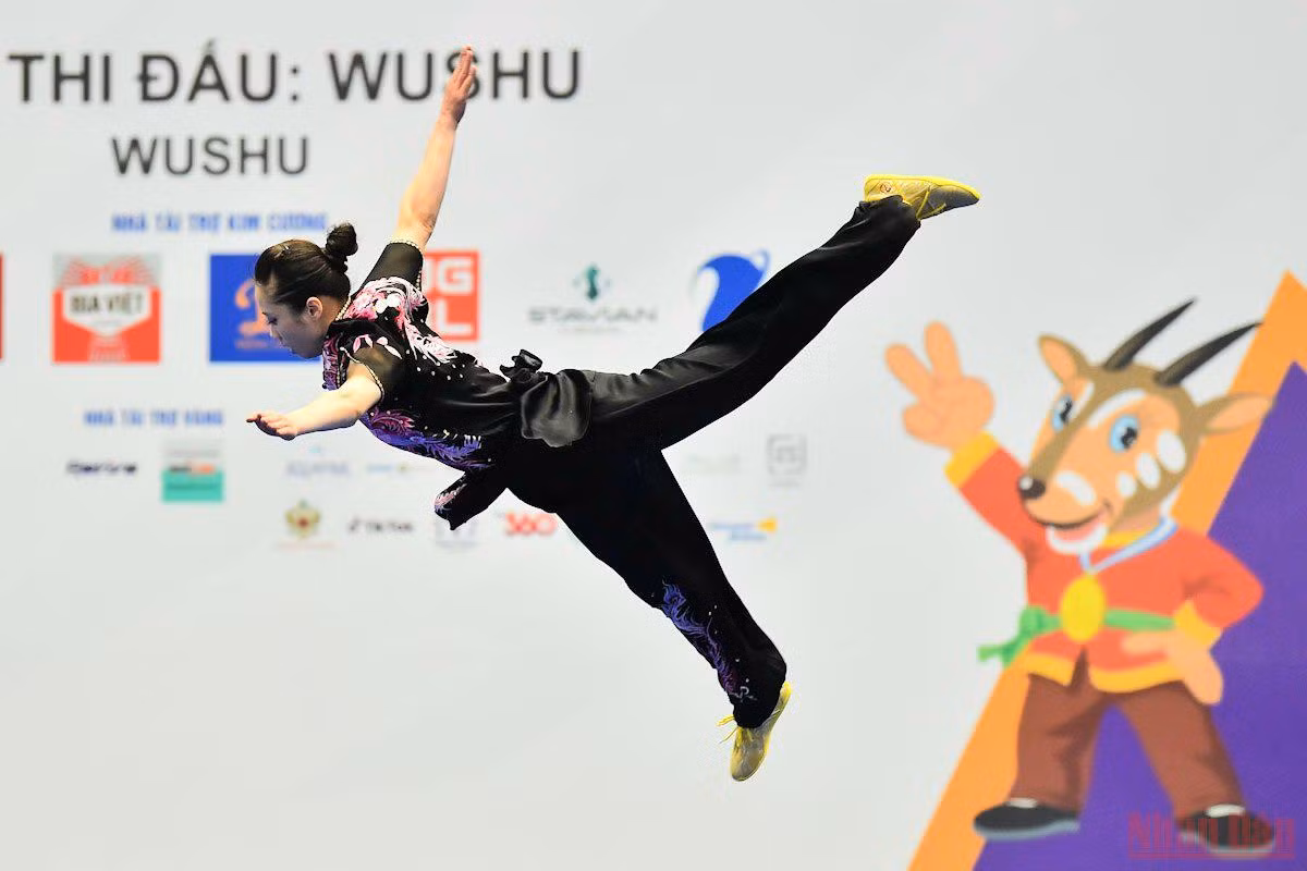 Đội taolu wushu Việt Nam hoàn thành nhiệm vụ tại SEA Games 31 -0