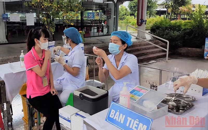 Thái Bình lần đầu đưa vào sử dụng xe tiêm vaccine lưu động -0