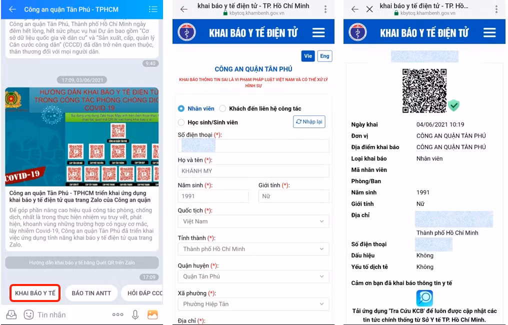 Khai báo y tế điện tử tại nhà để giảm ùn tắc -0