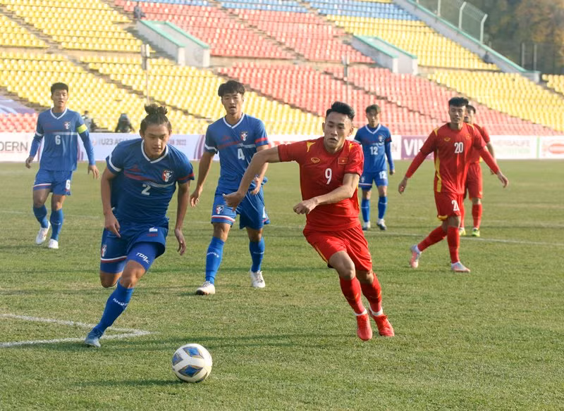 U23 Việt Nam thắng 1-0 U23 Đài Loan (Trung Quốc) trong trận ra quân -0