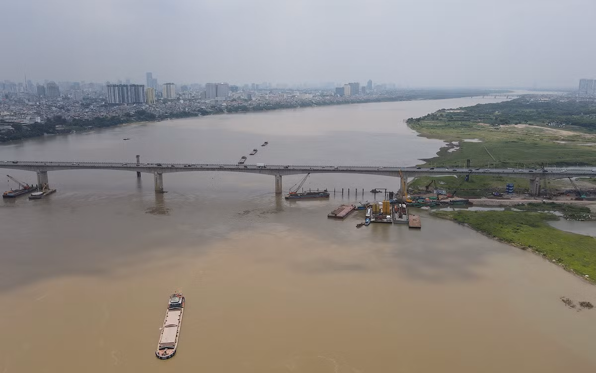 Bảo đảm tiến độ thi công cầu Vĩnh Tuy 2 trong thời gian giãn cách -3