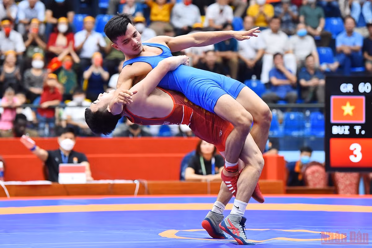 Đội tuyển vật Việt Nam chiến thắng áp đảo tại SEA Games 31 -0