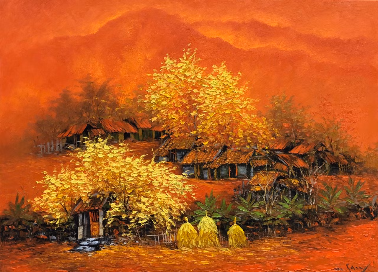 Vẻ đẹp “Cuộc sống quanh ta” qua hội hoạ -0