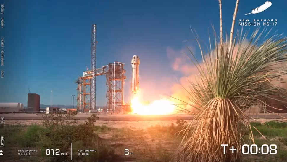 Blue Origin phóng thành công tàu thử nghiệm khoa học để đổ bộ lên mặt trăng -0