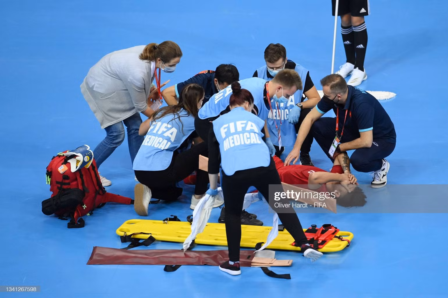 Hết hiệp 1: Đội tuyển futsal Việt Nam 0-0 Cộng hòa Czech: Đôi co hấp dẫn -0