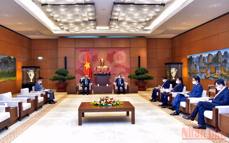 Chủ tịch Quốc hội tiếp Điều phối viên thường trú của Liên hợp quốc tại Việt Nam -0