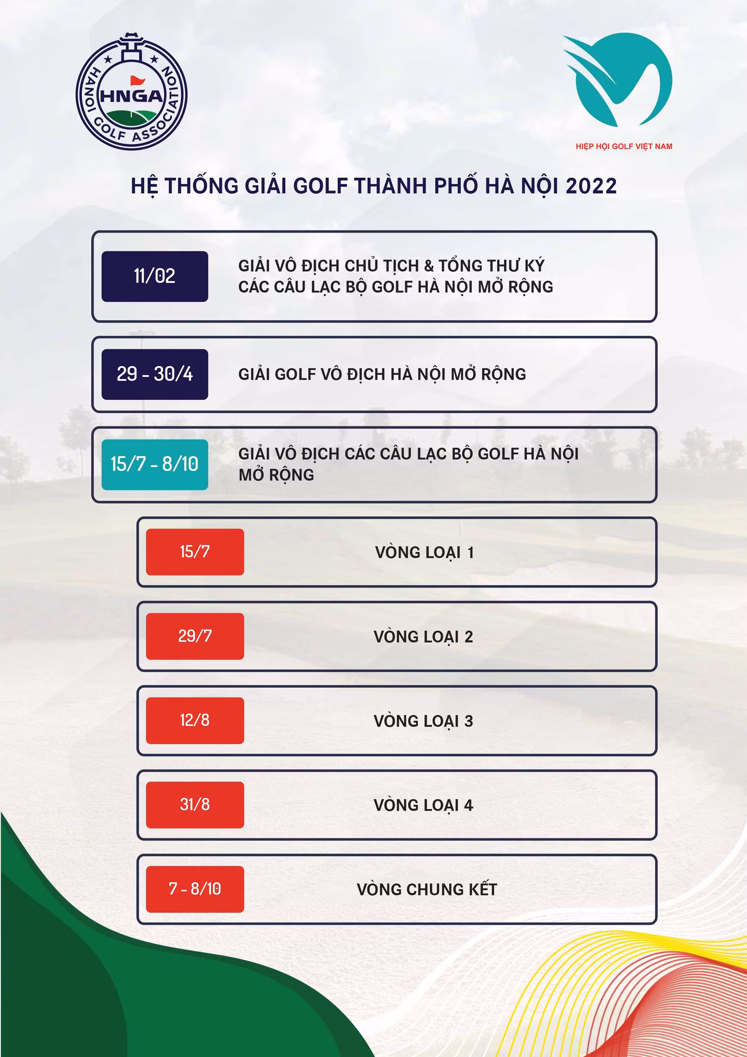 Sôi nổi các giải golf Hà Nội trong năm 2022 -0