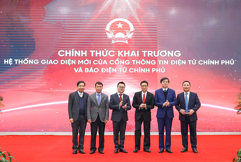 Khai trương Hệ thống giao diện mới của Cổng Thông tin điện tử Chính phủ và Báo Điện tử Chính phủ -0