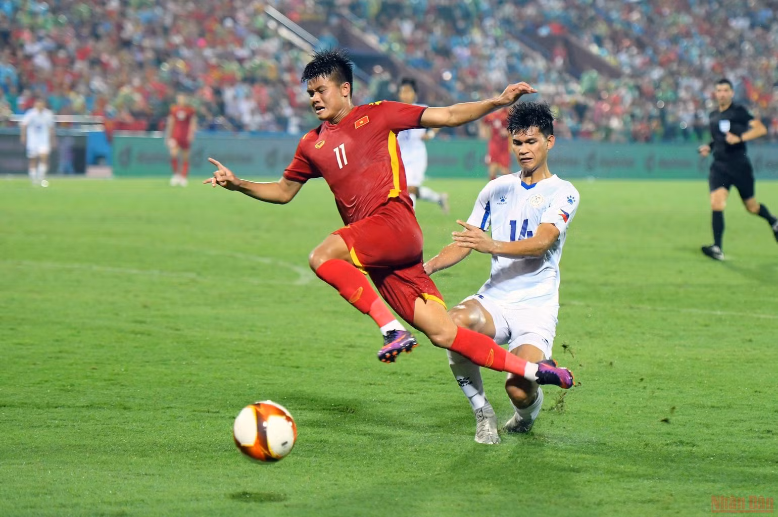 Những pha bóng đáng chú ý trong trận U23 Việt Nam - U23 Philippines -0