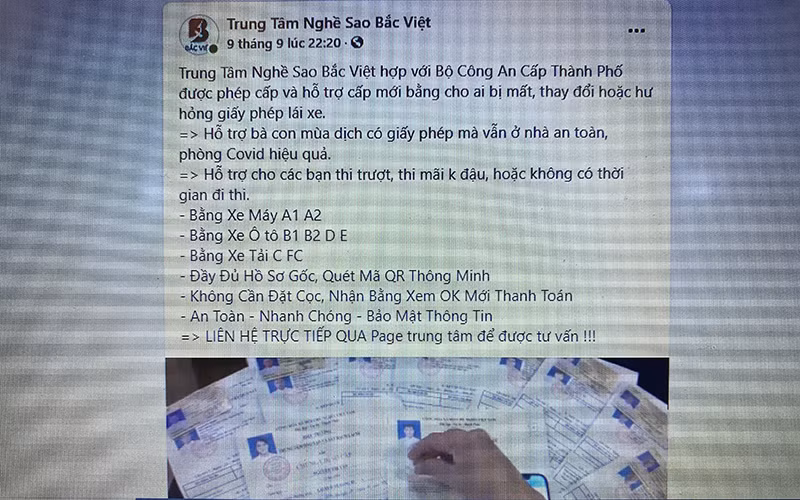 Rao bán bằng lái không cần thi – Công khai vi phạm pháp luật -0