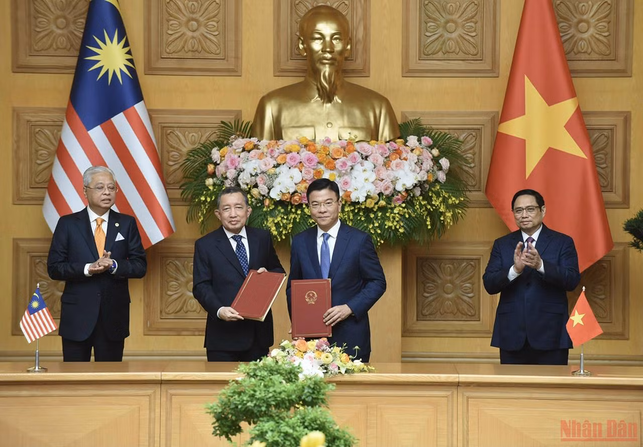 Lễ đón Thủ tướng Malaysia thăm chính thức Việt Nam -0