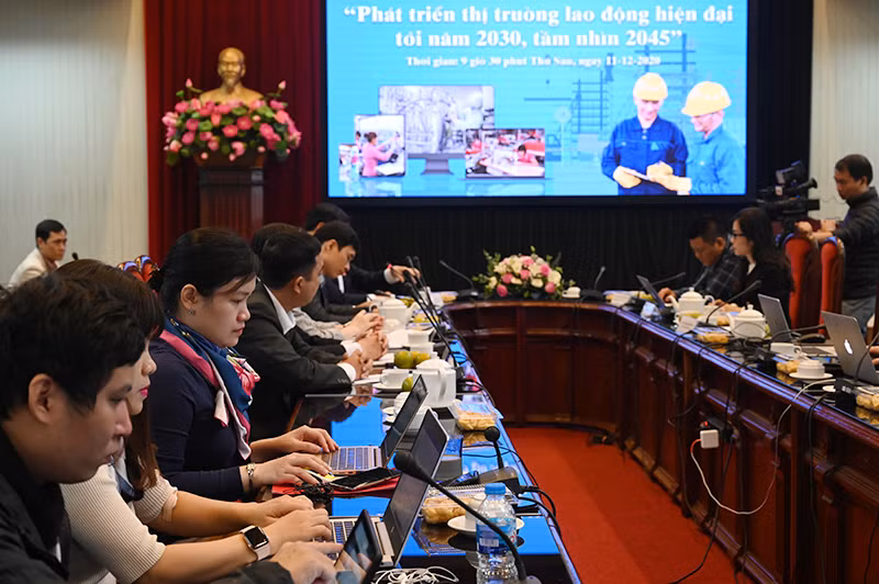 Tọa đàm trực tuyến “Phát triển thị trường lao động hiện đại tới năm 2030, tầm nhìn 2045” -0