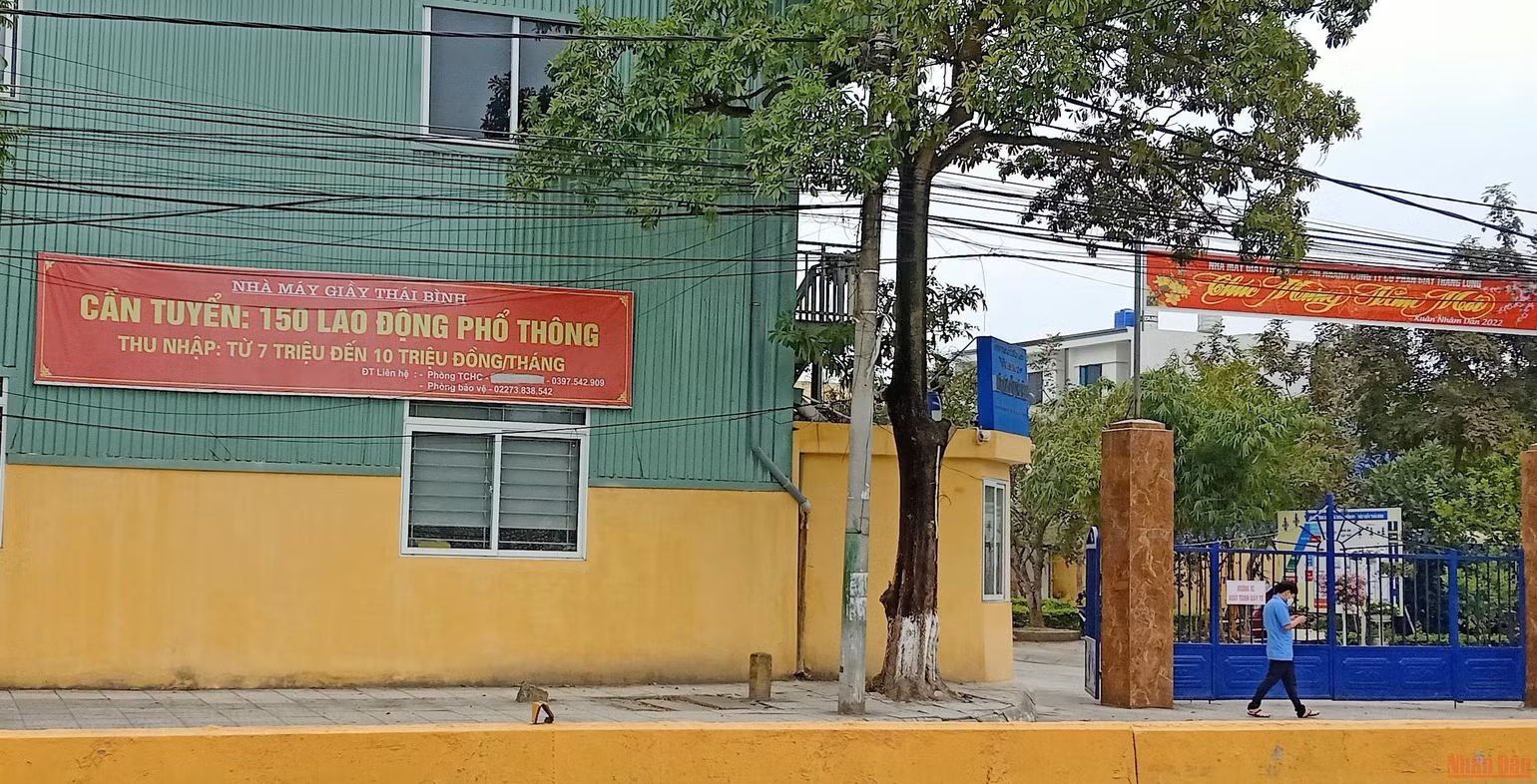 Thái Bình khan hiếm lao động ngành dệt may, da giày -0