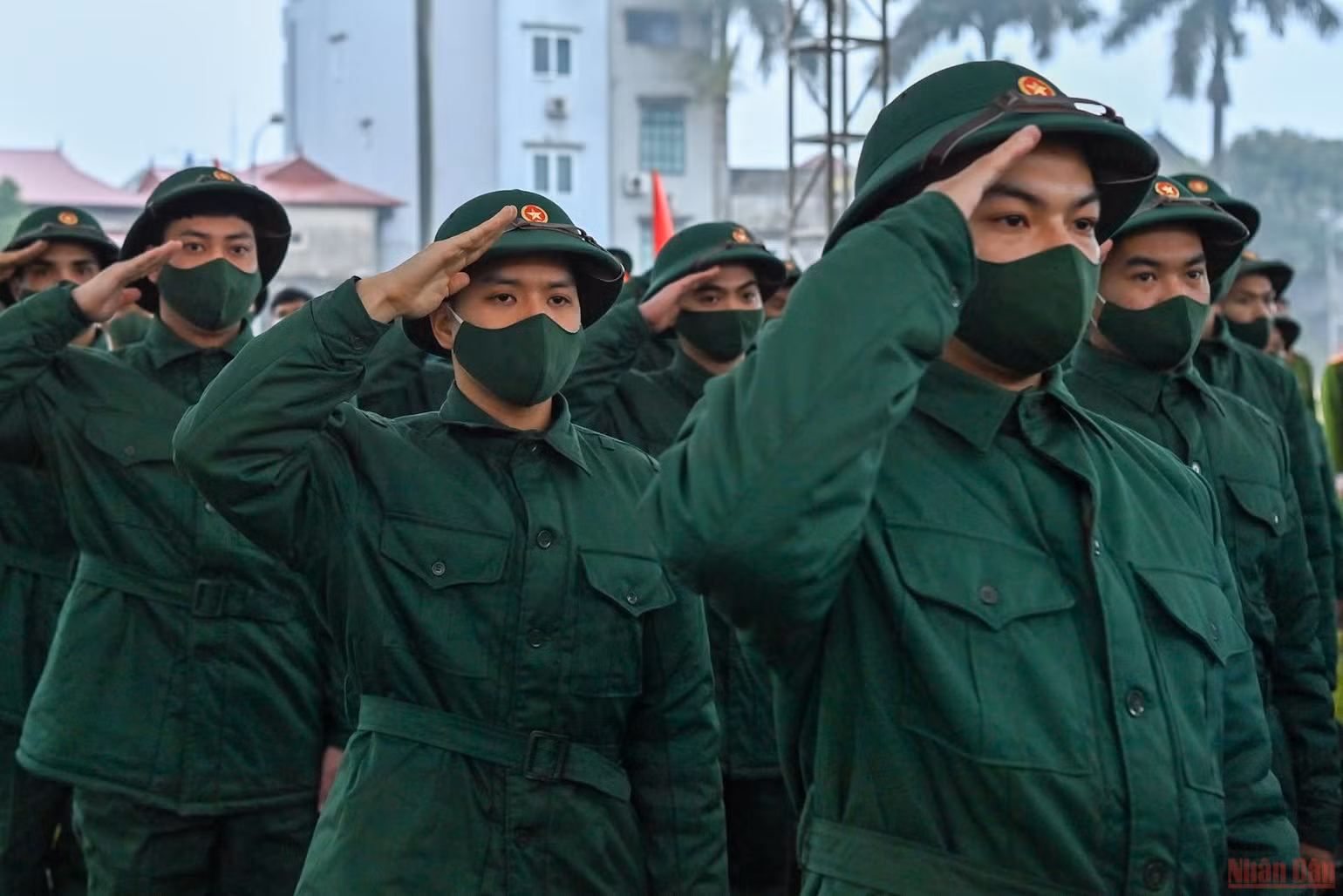30 quận huyện, thị xã Hà Nội tổ chức lễ giao nhận quân năm 2022 -0