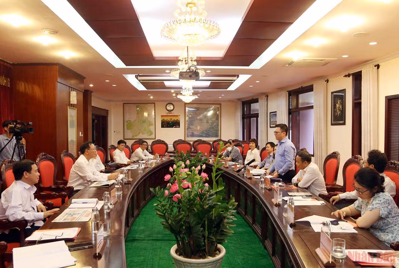 Đoàn công tác Báo Nhân Dân thăm và làm việc tại Đắk Nông -0