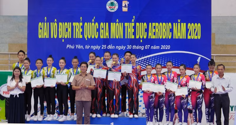 Bế mạc giải vô địch trẻ quốc gia môn thể dục Aerobic năm 2020 -0