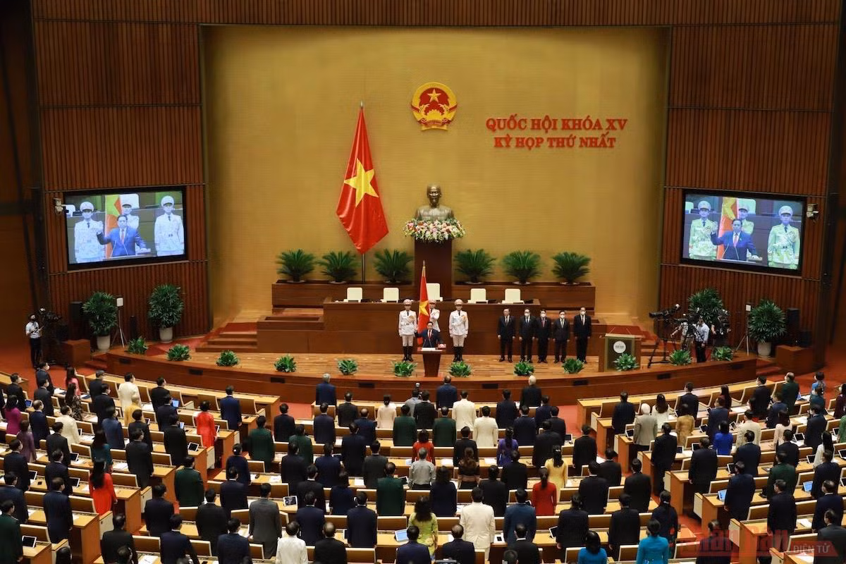 Đồng chí Phạm Minh Chính tuyên thệ nhậm chức Thủ tướng Chính phủ -0