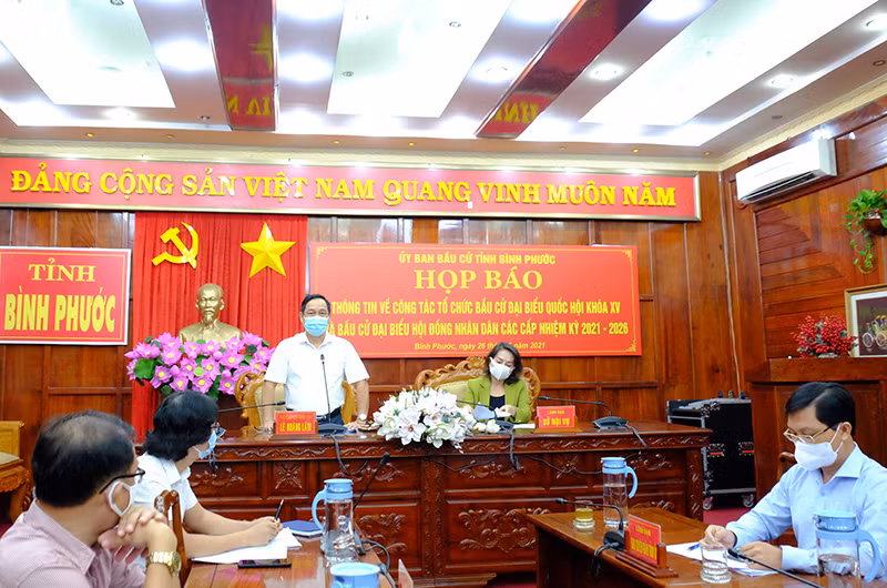 Phú Yên, Bình Phước họp báo thông báo về kết quả bầu cử -0