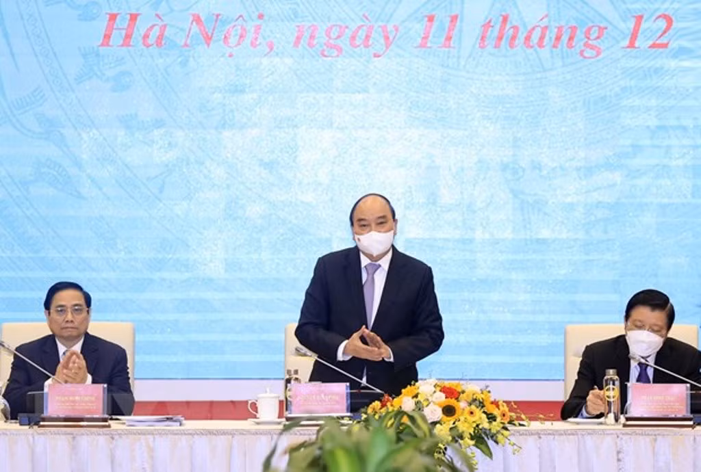 (Hình ảnh) Chủ tịch nước chủ trì hội thảo về Nhà nước pháp quyền xã hội chủ nghĩa -0