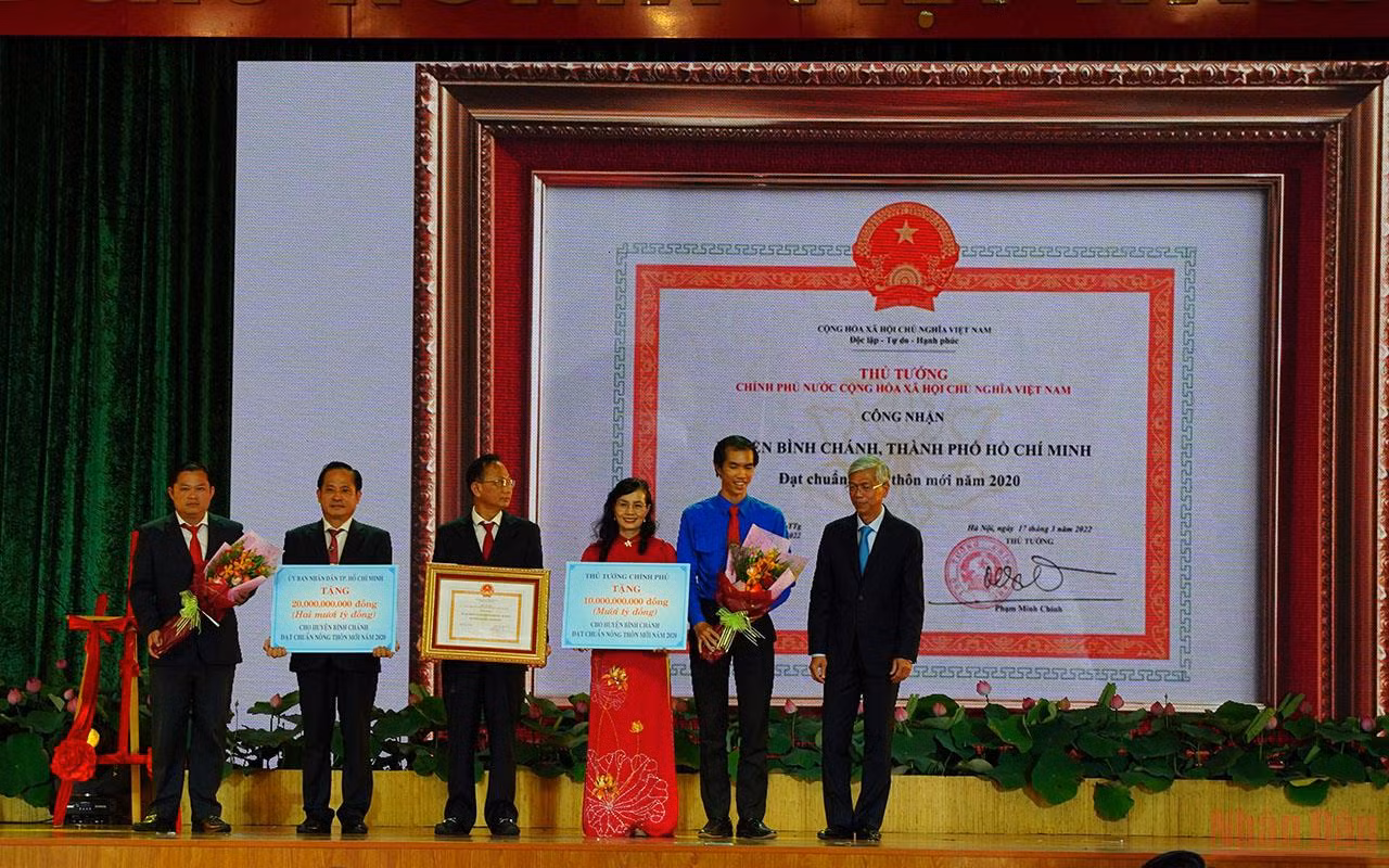 Huyện cuối cùng của Thành phố Hồ Chí Minh đạt chuẩn nông thôn mới -0